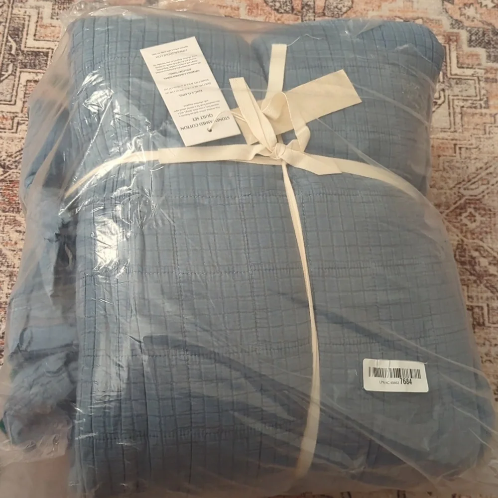 EVERGRACEHOME Stonewashed Cotton Quilt Set King Size, Ultra Soft Oversized Bedsp